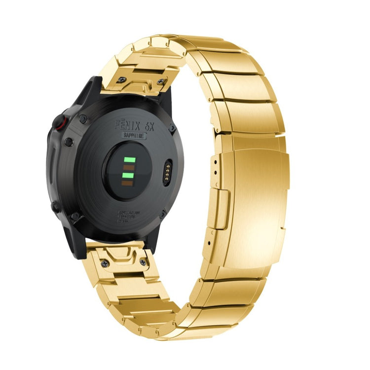 Mega flot Garmin Fenix 6X Metal Rem - Guld#serie_3