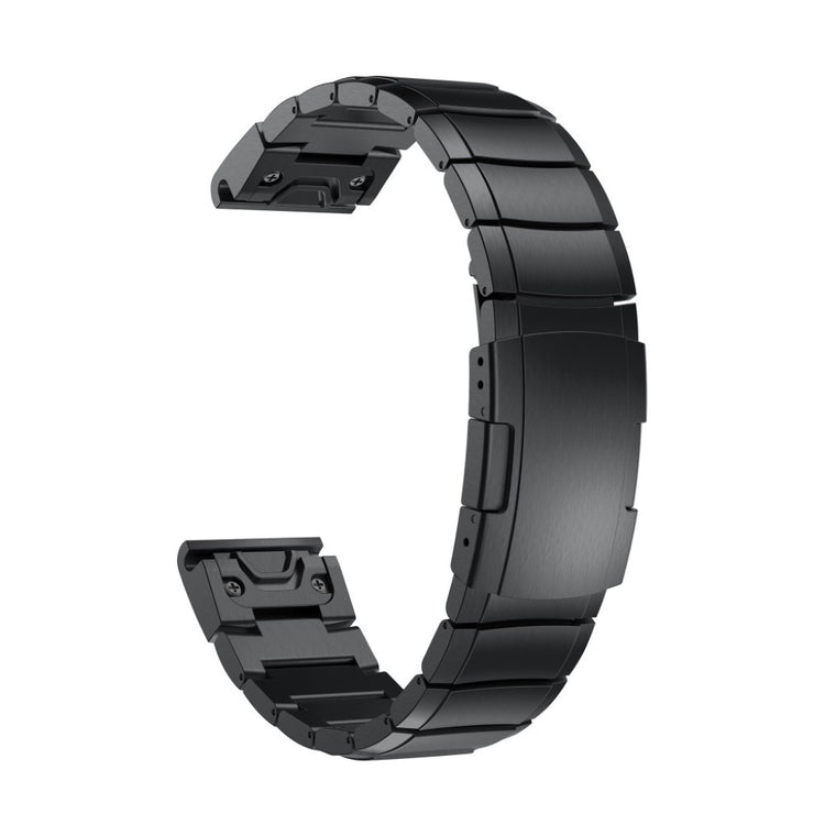 Elegant Garmin Fenix 6 Metal Rem - Sort#serie_1