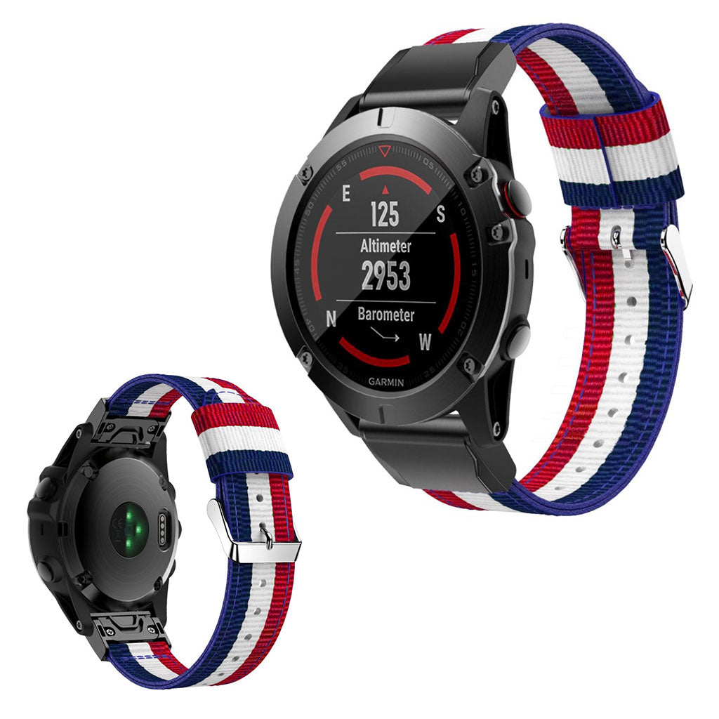 Vildt cool Garmin Venu Nylon Rem - Flerfarvet#serie_2