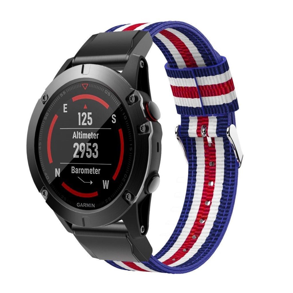 Vildt cool Garmin Venu Nylon Rem - Flerfarvet#serie_3