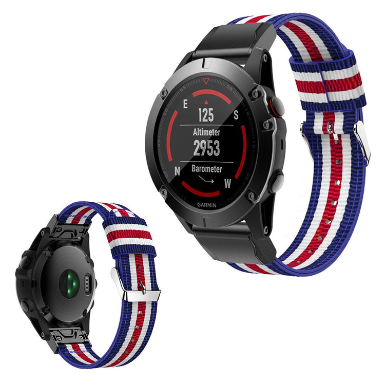 Vildt cool Garmin Venu Nylon Rem - Flerfarvet#serie_3