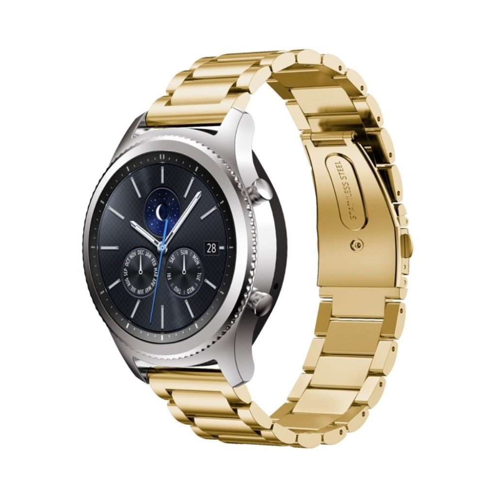 Super holdbart Garmin Vivomove 3S Metal Rem - Guld#serie_4