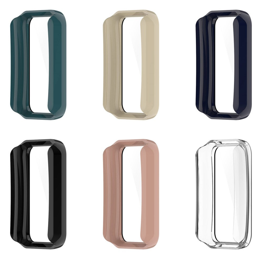 Vildt Godt Oppo Band 2 Cover med Skærmbeskytter i Plastik og Hærdet Glas - Gennemsigtig#serie_5