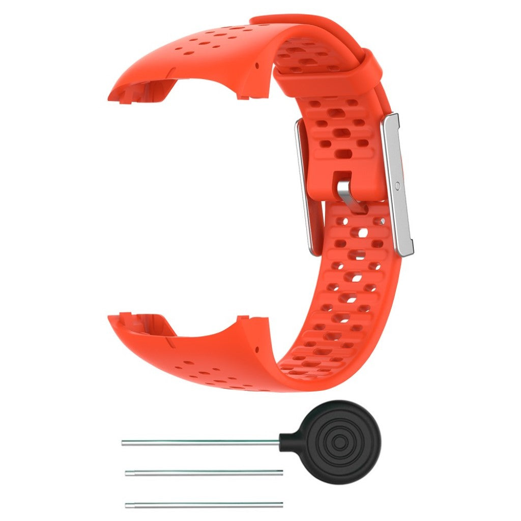 Elegant Polar M400 Silikone Rem - Orange#serie_3