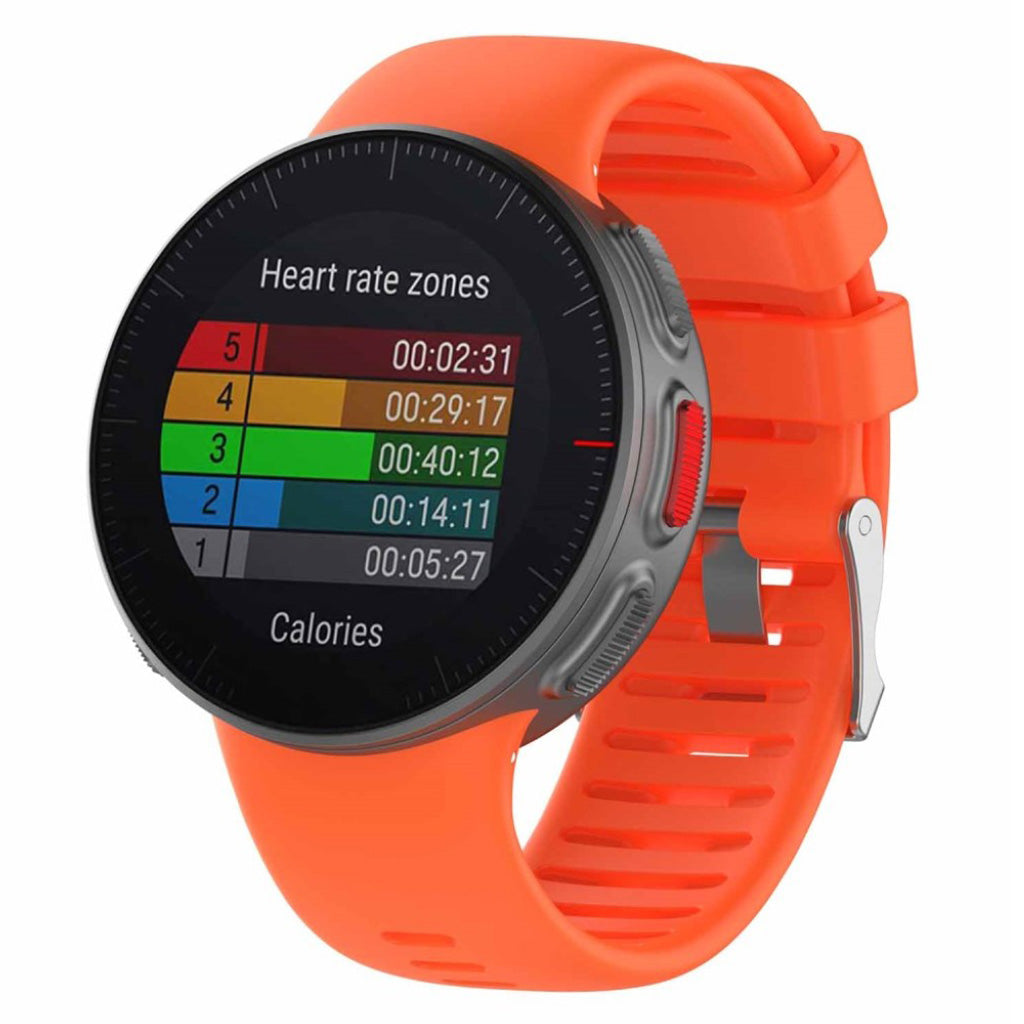 Helt vildt sejt Polar Vantage V Silikone Rem - Orange#serie_3