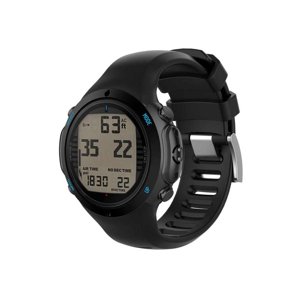 Mega fint Universal Suunto Silikone Rem - Sort#serie_1