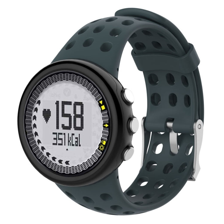 Fantastisk Suunto M1 M2 M4 M5 Silikone Rem - Grøn#serie_1