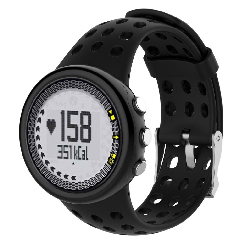 Fantastisk Suunto M1 M2 M4 M5 Silikone Rem - Sort#serie_7