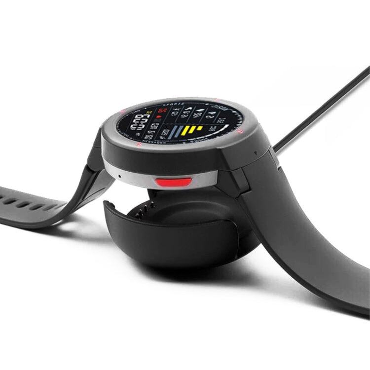 Plastik Amazfit Verge USB Opladningskabel - Sort#serie_8