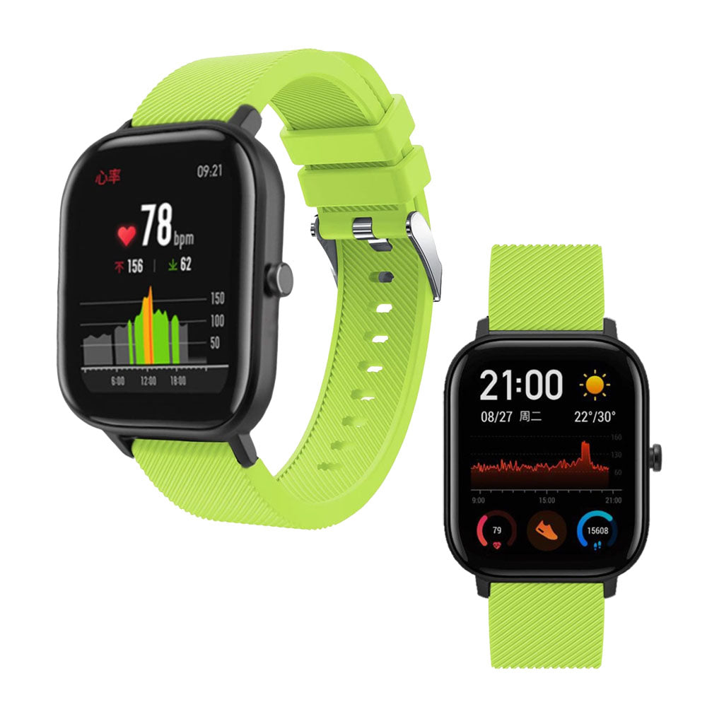 Super cool Amazfit Youth Silikone Rem - Grøn#serie_5