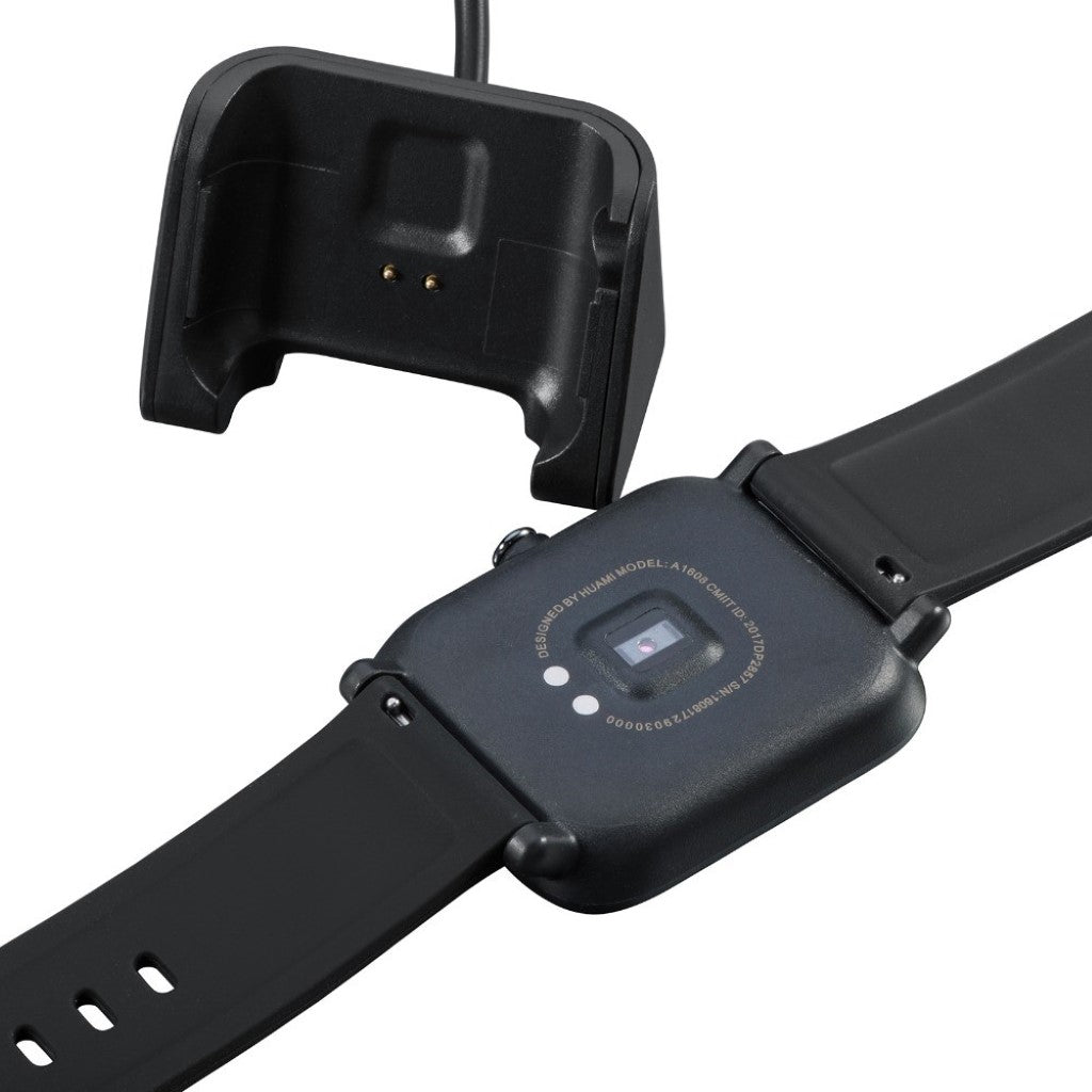 Plastik Amazfit Bip Lite Ladestation - Sort#serie_1