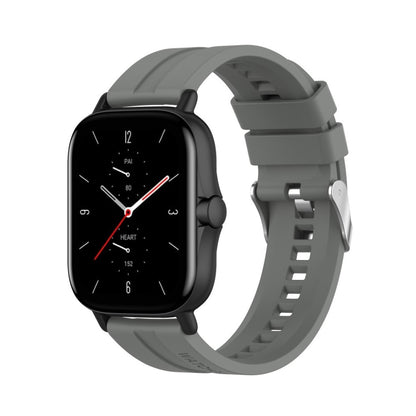 Vildt nydelig Universal Amazfit Silikone Rem - Sølv#serie_3