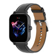 Cool Amazfit GTS 3 / Amazfit Bip U Bracelet en cuir véritable