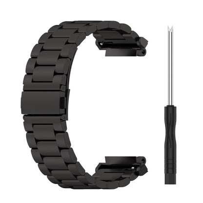 Rigtigt holdbart Amazfit T-Rex 2 Metal Urrem - Sort#serie_1