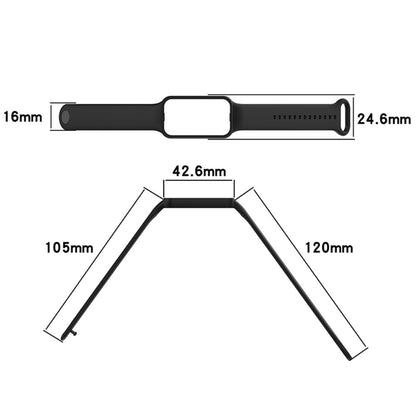 Vildt rart Amazfit Band 7 Plastik Rem - Hvid#serie_6