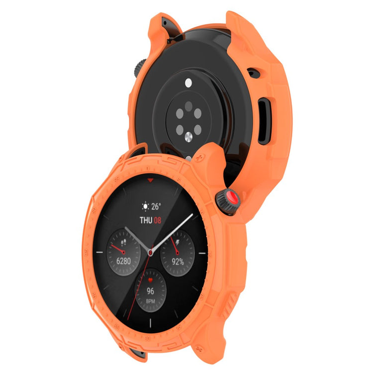 Amazfit GTR 4 Beskyttende Silikone Bumper  - Orange#serie_2