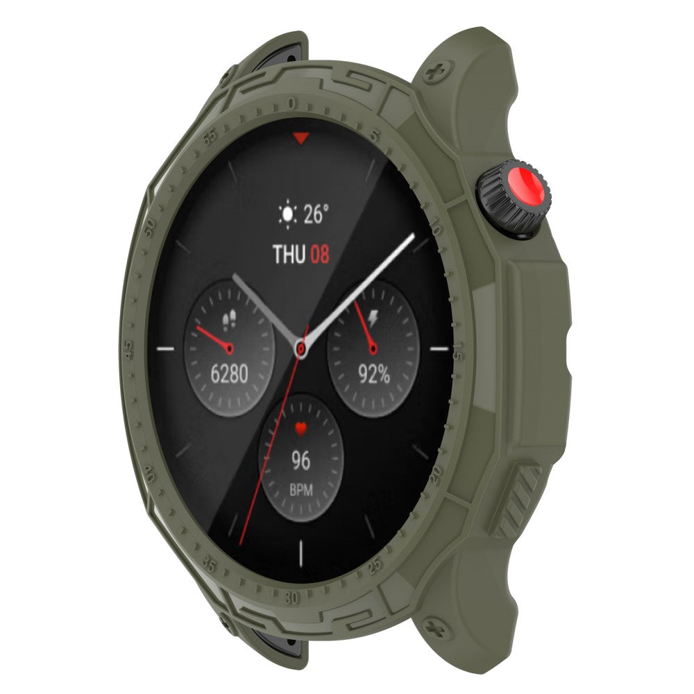 Amazfit GTR 4 Beskyttende Silikone Bumper  - Grøn#serie_3