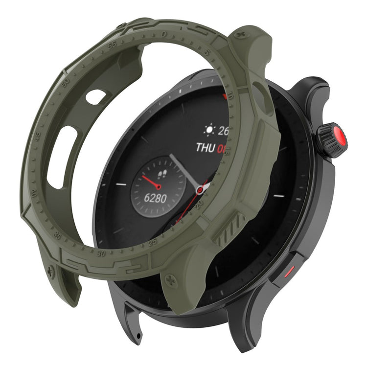 Amazfit GTR 4 Beskyttende Silikone Bumper  - Grøn#serie_3