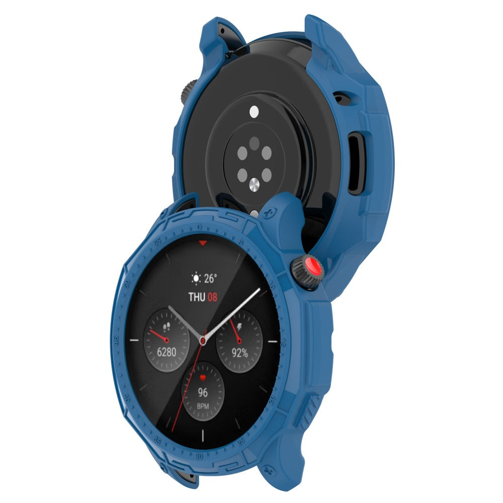 Amazfit GTR 4 Beskyttende Silikone Bumper  - Blå#serie_4