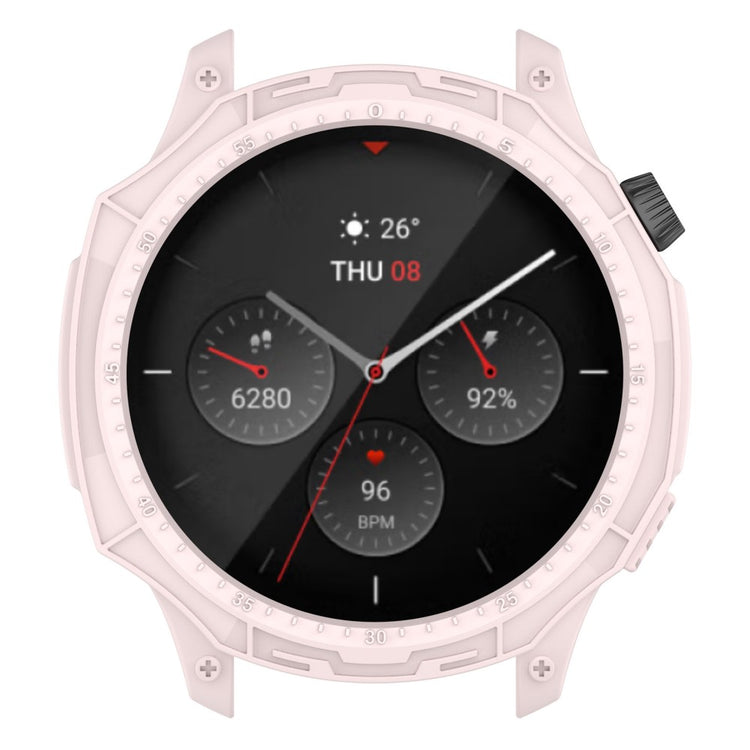 Amazfit GTR 4 Beskyttende Silikone Bumper  - Pink#serie_5