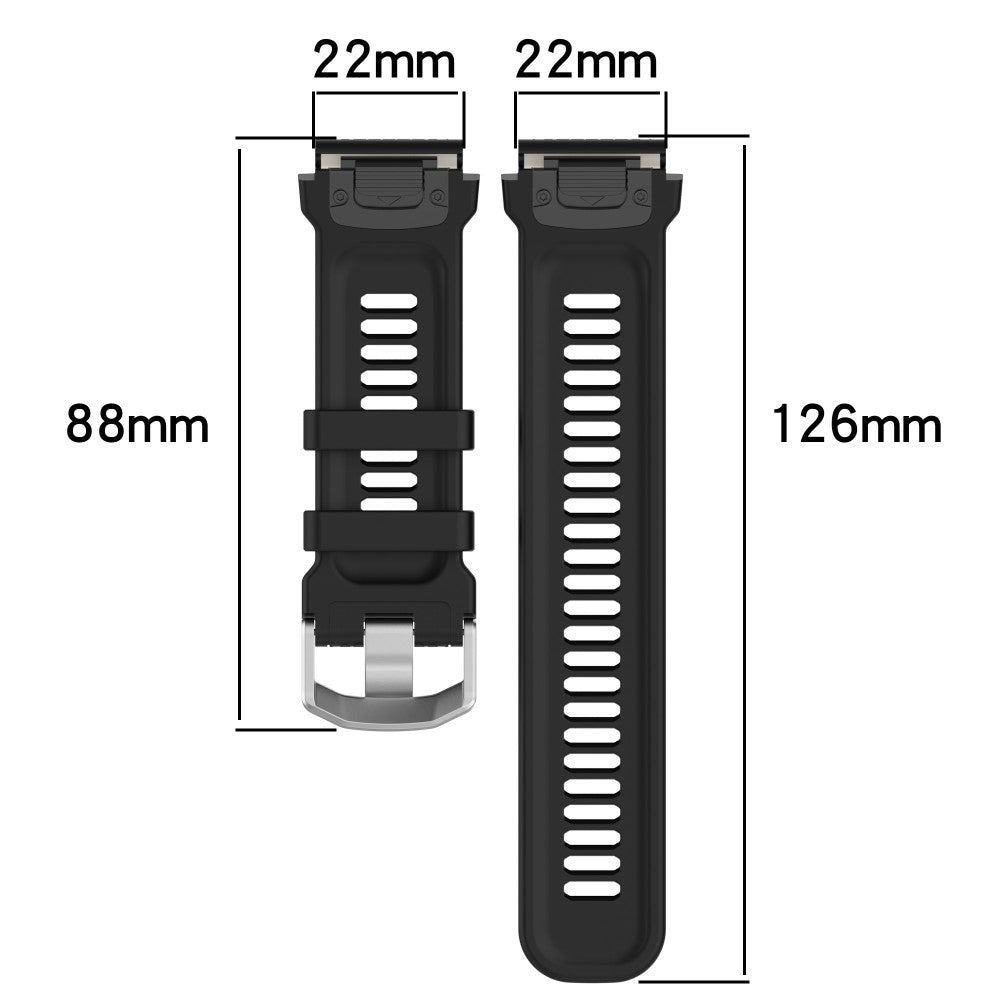 Helt Vildt Godt Silikone Universal Rem passer til Smartwatch - Hvid#serie_9