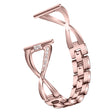 Merveilleux Universel Fossil Bracelet en métal et strass