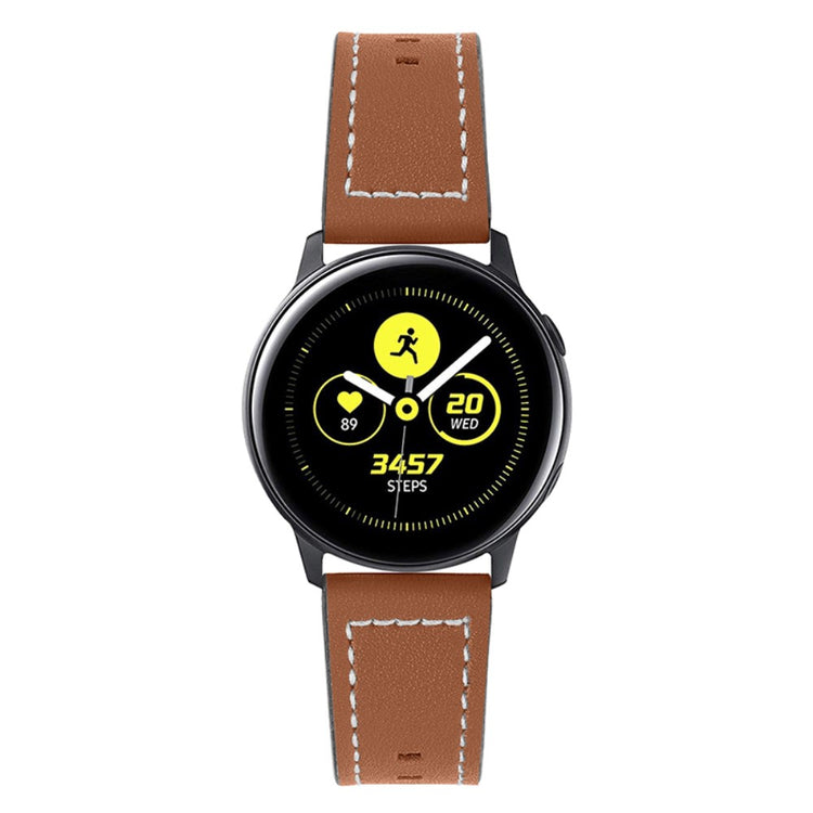 Mega smuk Universal Ticwatch Ægte læder Rem - Brun#serie_6