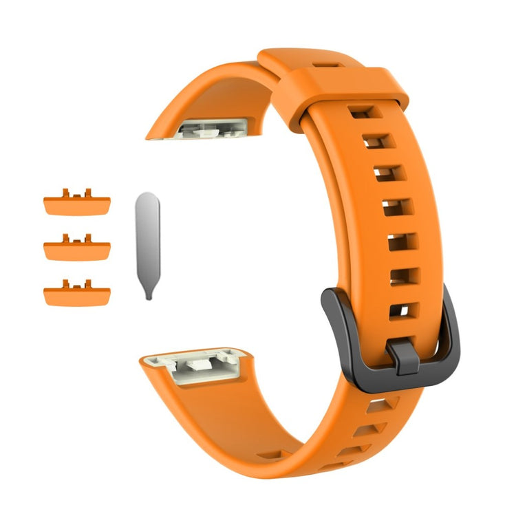 Mega nydelig Honor Band 6 Silikone Rem - Orange#serie_7