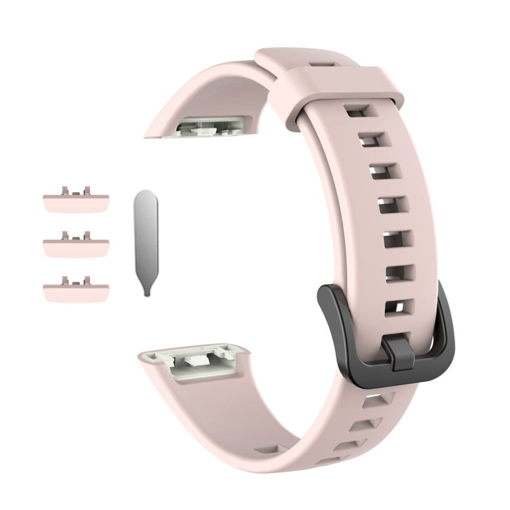 Mega nydelig Honor Band 6 Silikone Rem - Pink#serie_8