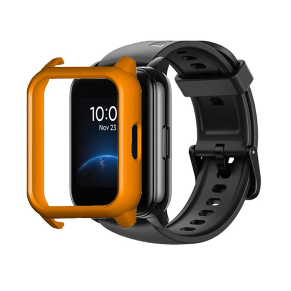 Realme Watch 2 Enkel Plastik Bumper  - Orange#serie_4