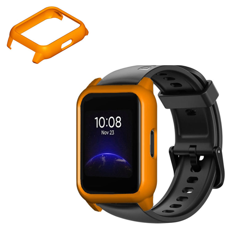 Realme Watch 2 Enkel Plastik Bumper  - Orange#serie_4