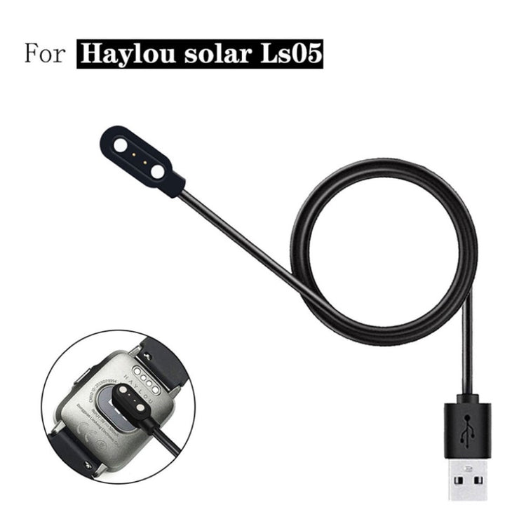 Haylou SmartWatch / Haylou Solar USB Ladestation - Sort#serie_2