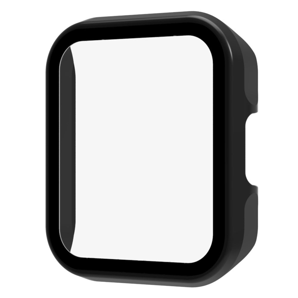 Vildt Flot Haylou SmartWatch LS02 Cover med Skærmbeskytter i Plastik og Hærdet Glas - Sort#serie_2