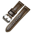 Incroyablement agréable 24mm bracelet en cuir véritable.
