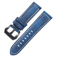 Élégant sangle en cuir véritable de 26 mm